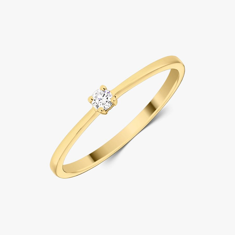 Inel din aur Timeless - Diamant 0.05 CT