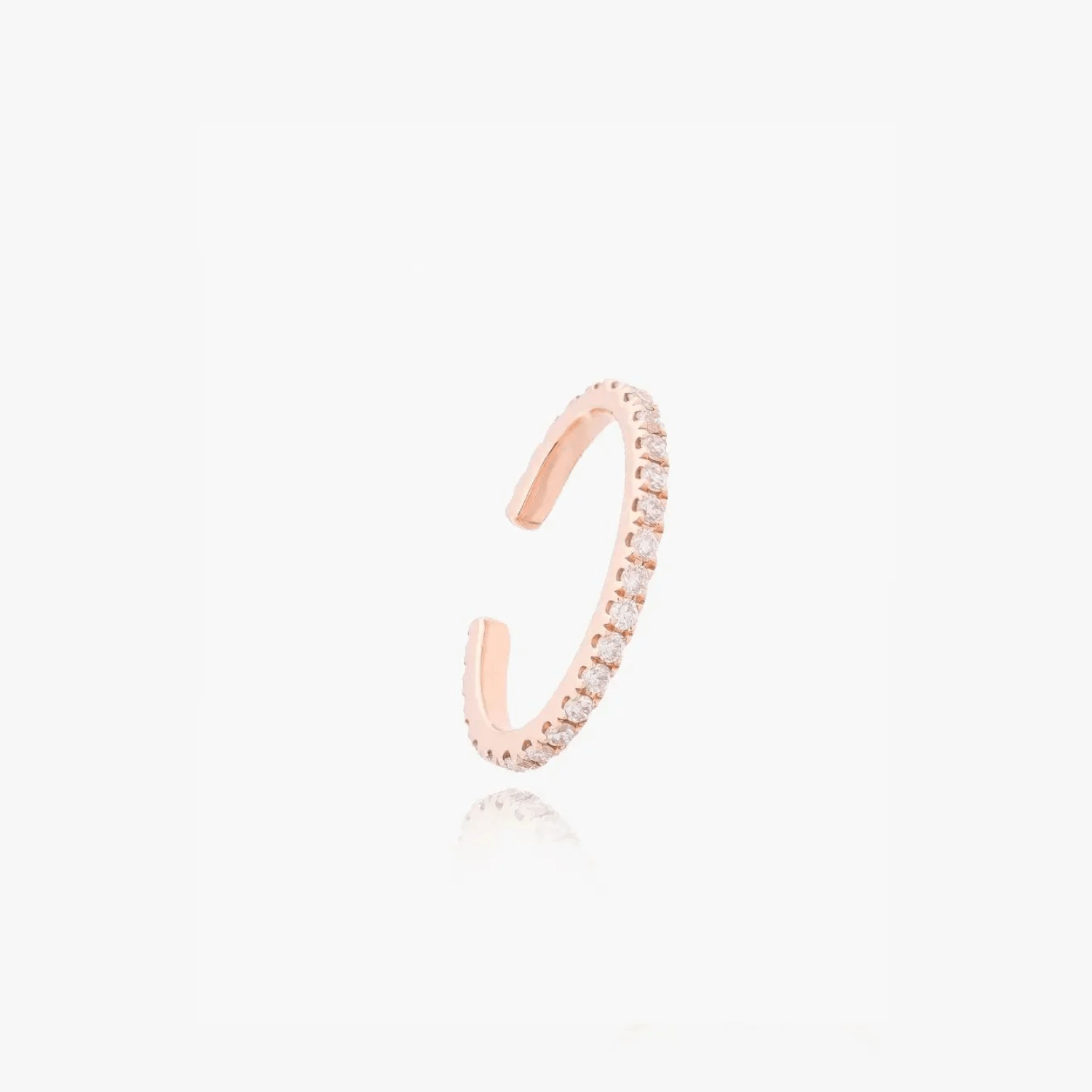 Cercel din argint Mara - Rose Gold - Indira